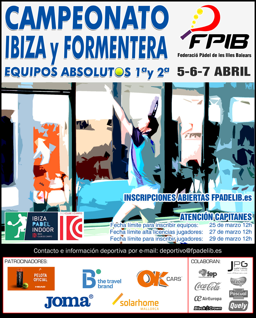 2019 Camp Ibiza Equipos Absolutos 1a y 2a