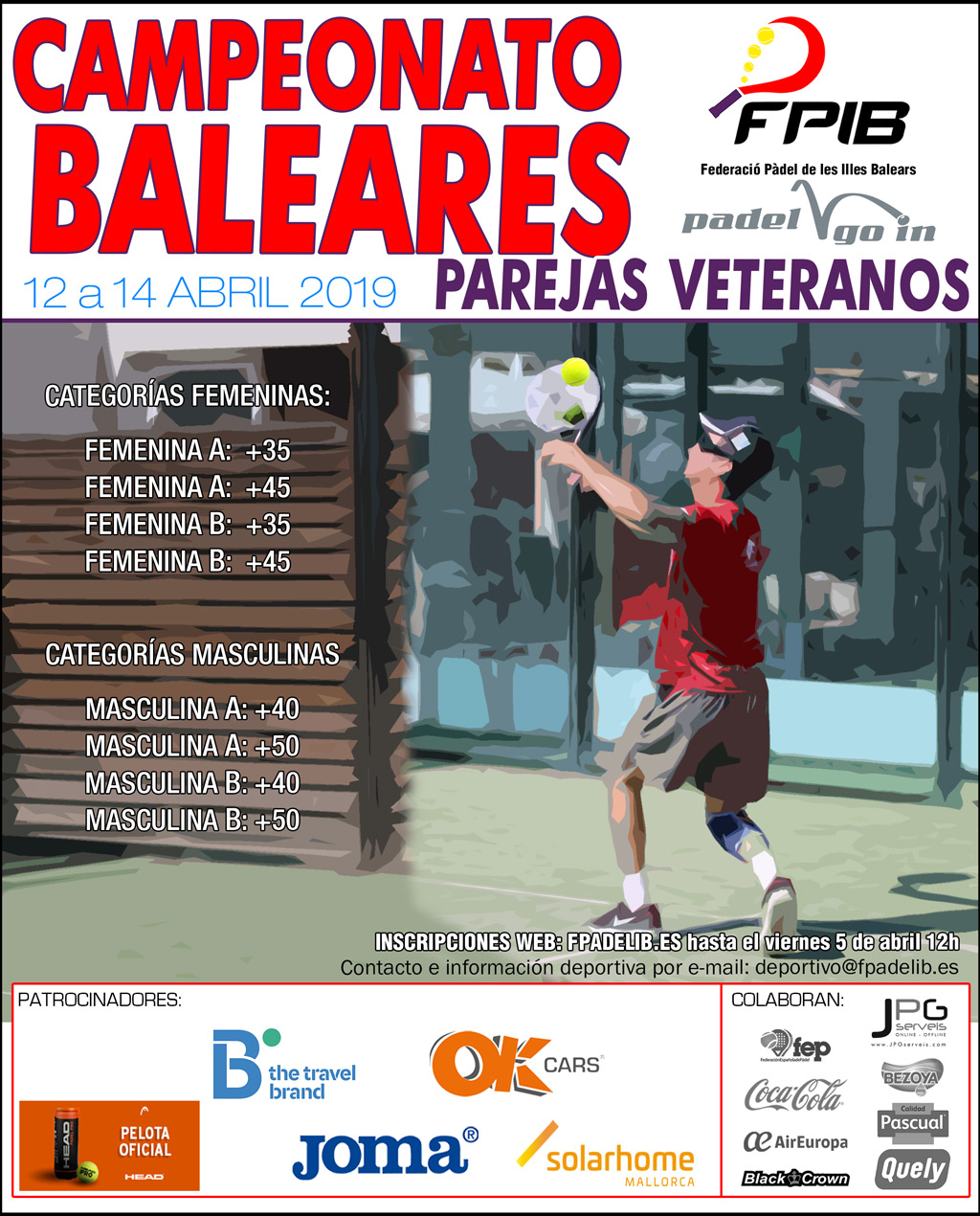 2019 Camp Baleares parejas veteranos