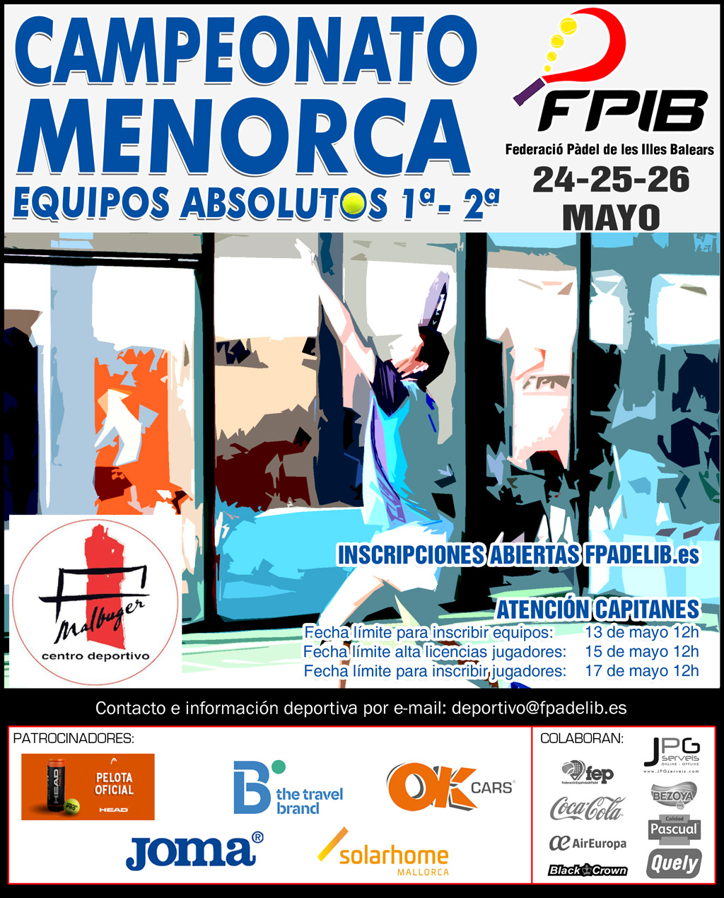 2019 Camp Menorca Equipos Absolutos 1y2