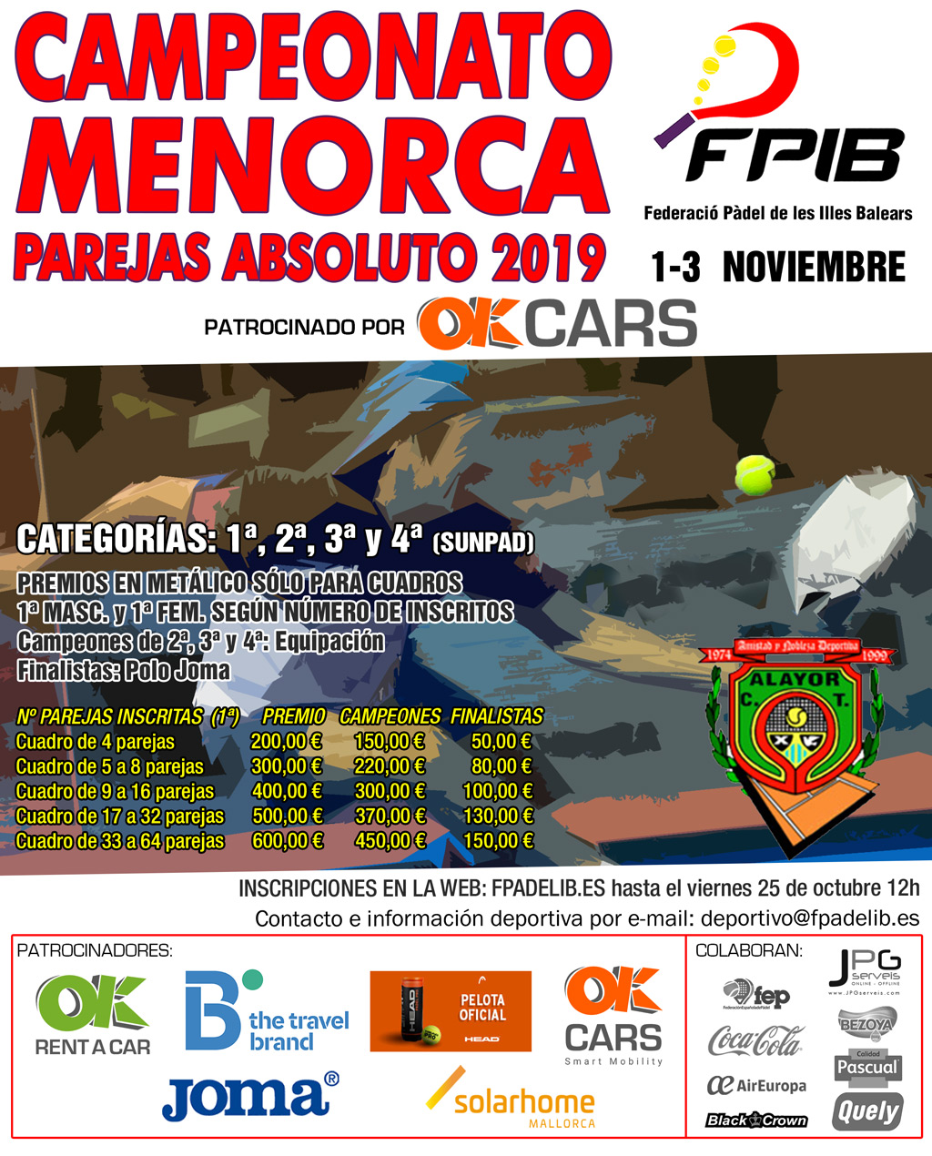 2019 Camp Menorca Equipos Absolutos 3, 4 y 5
