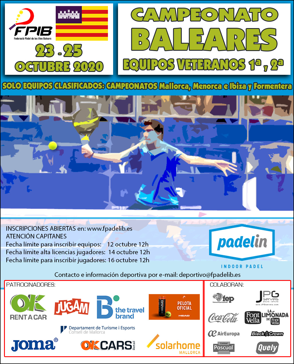 Campeonato de Baleres por Equipos Veteranos 1ª y 2ª 2020