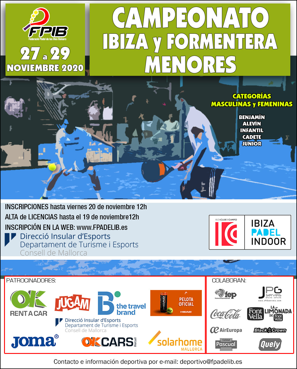 Campeonato de Ibiza y Formentera de Menores - 2020