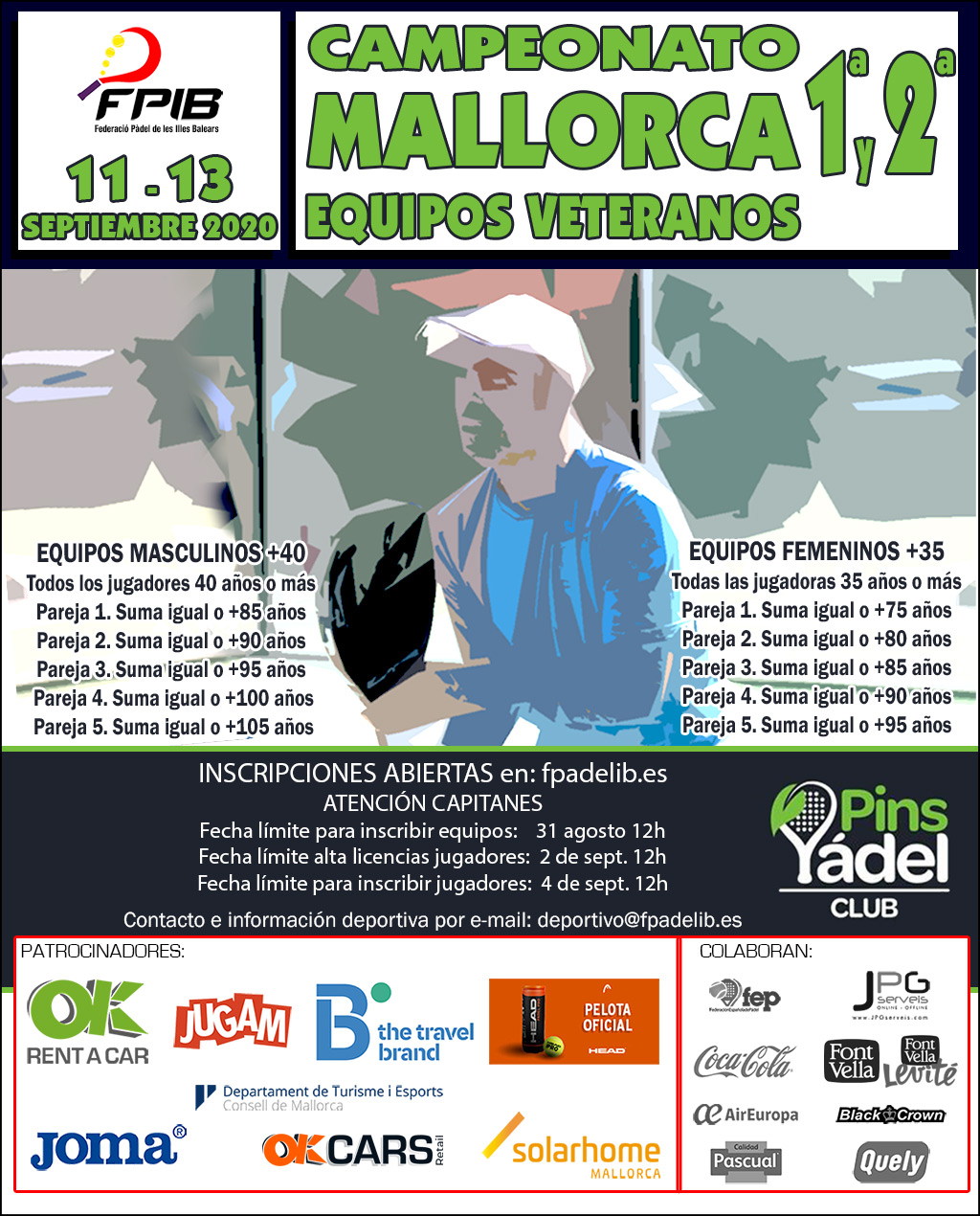 Campeonato de Mallorca por Equipos Veteranos de 1ª y 2ª - 2020