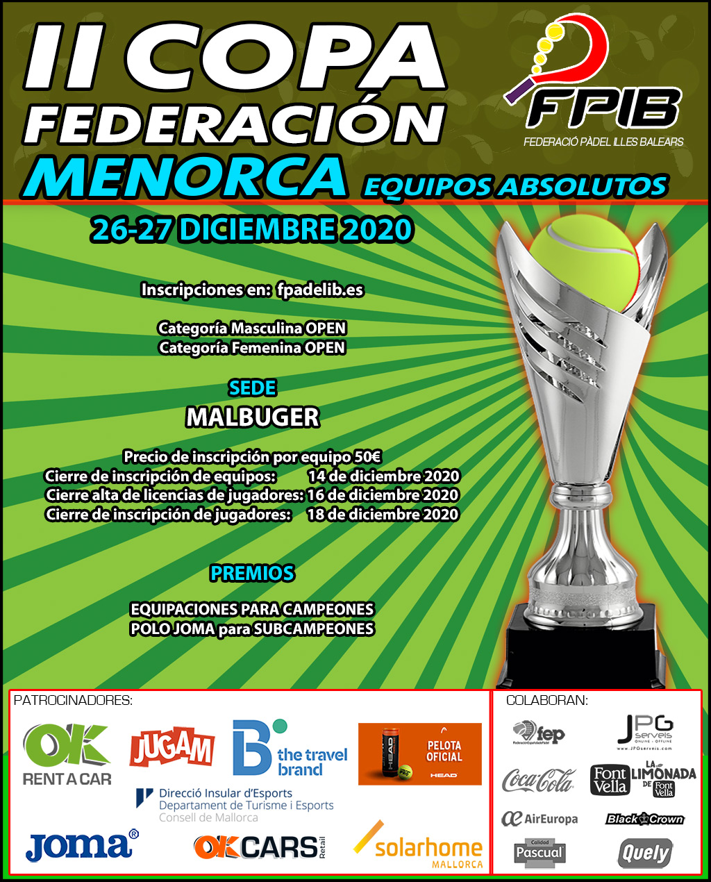 II COPA Federación Menorca 2020