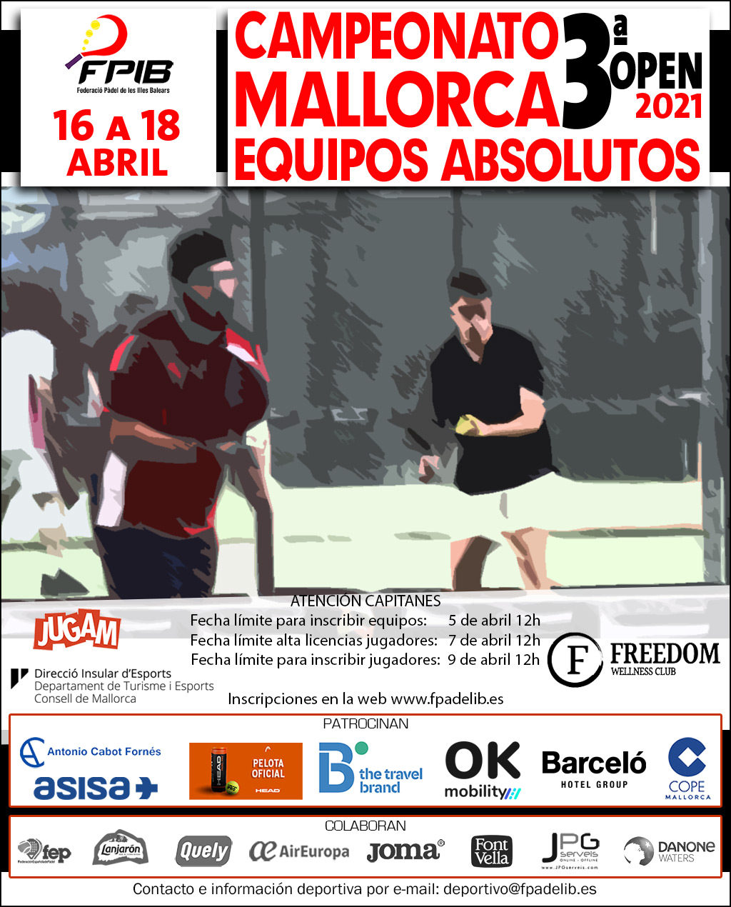 CAMPEONATO MALLORCA POR EQUIPOS DE 3ª OPEN 2021