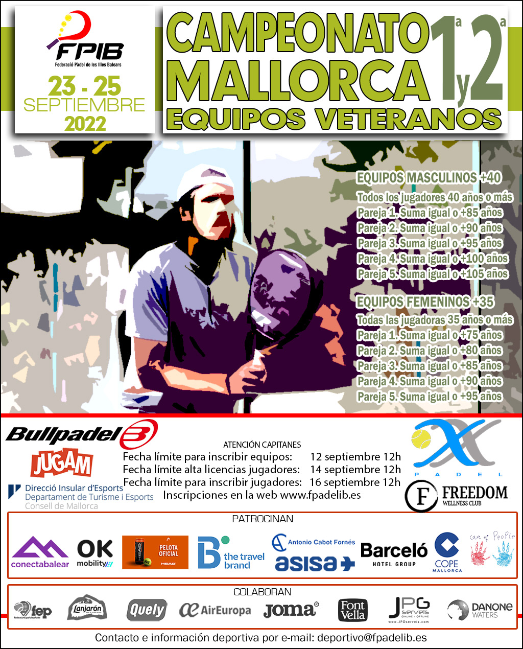 Campeonato de Mallorca por equipos de veteranos de 1ª y 2ª 2022