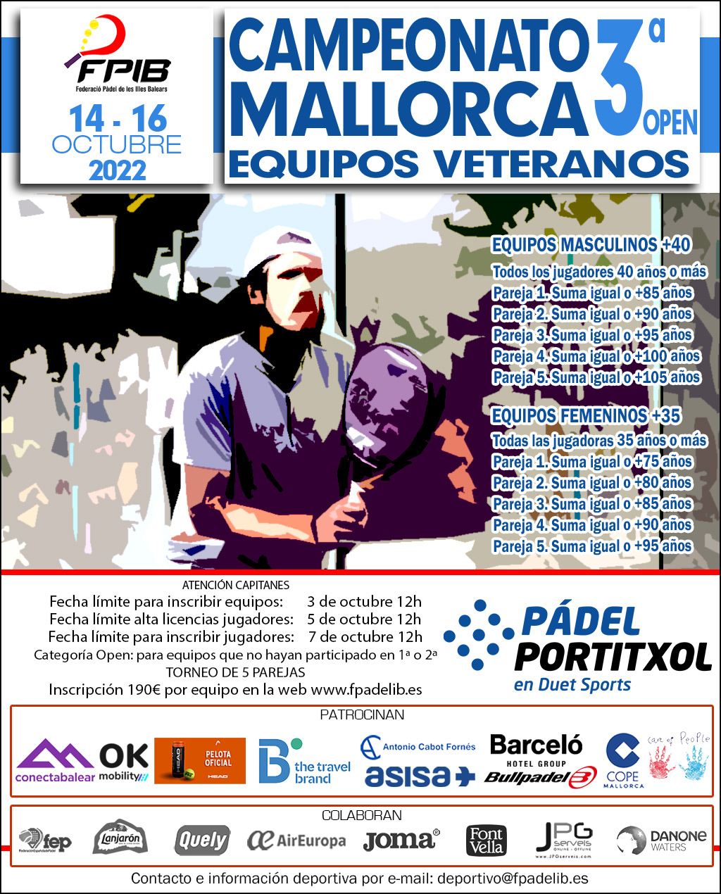 Campeonato de Mallorca por equipos de veteranos 3ª OPEN 2022