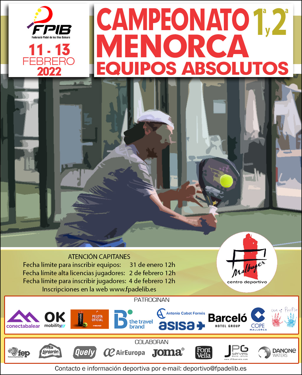 Campeonato de Menorca por equipos de 1ª y 2ª 2022