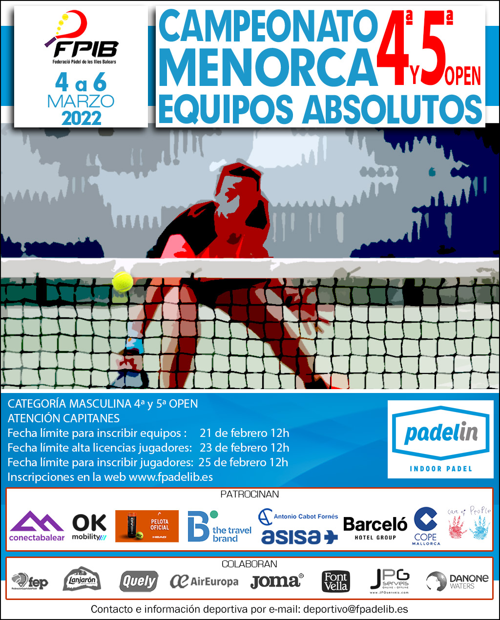 Campeonato de Menorca por equipos de 4ª y 5ª Open 2022