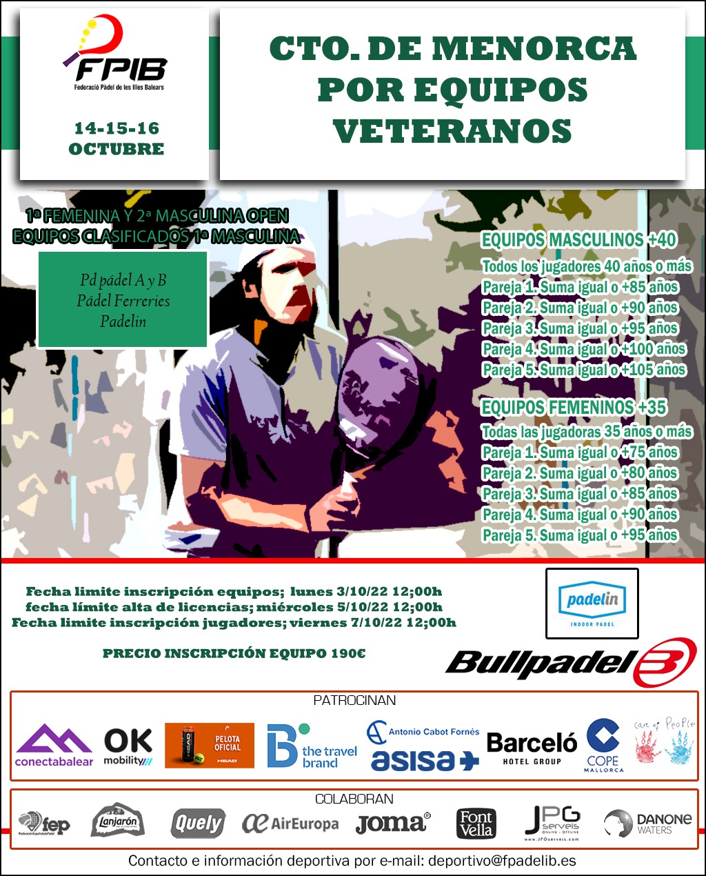 Campeonato de Ibiza y Formentera por equipos de veteranos 2022
