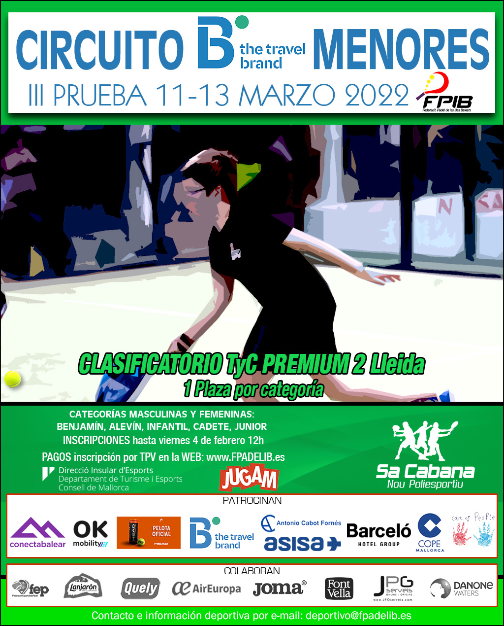 3ª Prueba Circuito Menores 2022