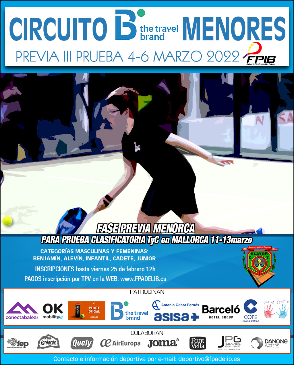 3ª Prueba Circuito Menores 2022