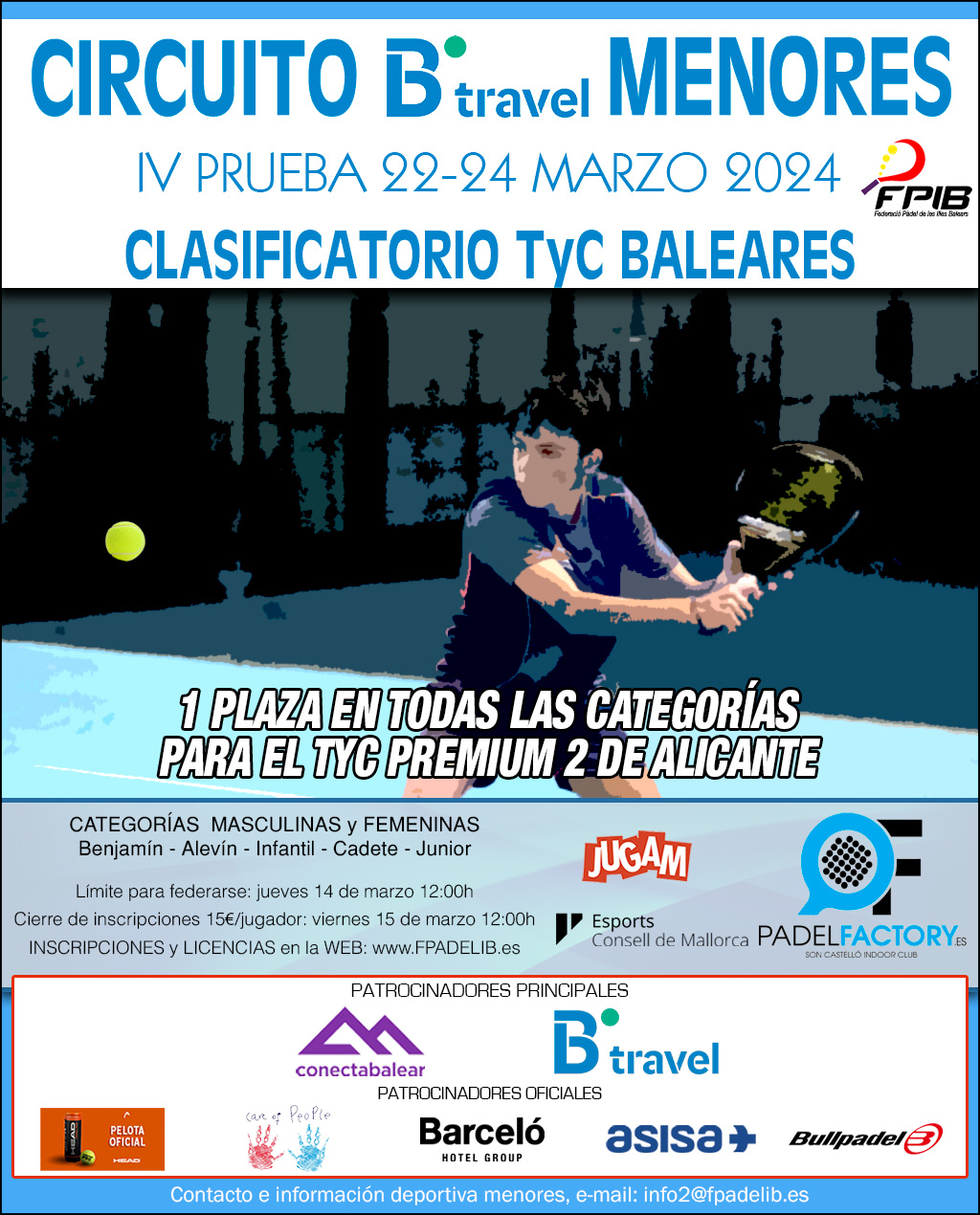 IV PRUEBA CIRCUITO - Btravel de menores 2024