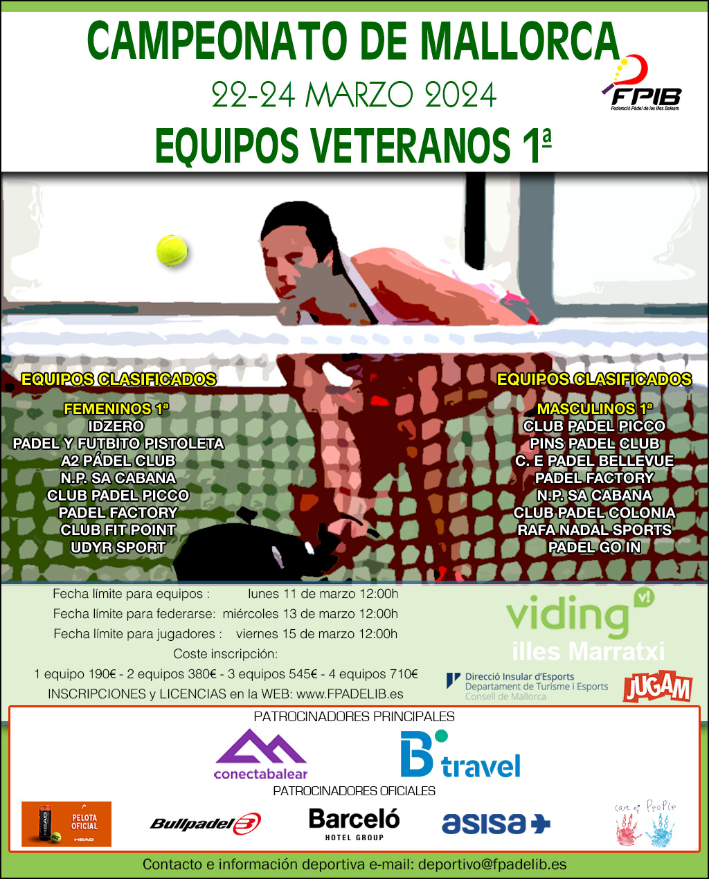 Campeonato de Mallorca por equipos veteranos de 1ª 2024