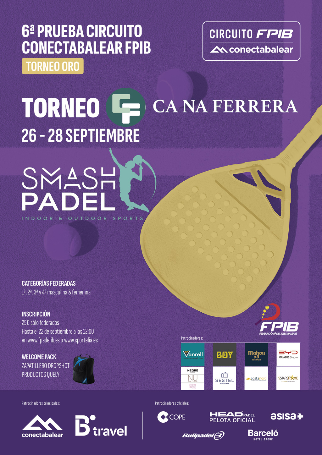 6ª prueba del Circuito ConectaBalear FPIB 2025 Torneo ORO - CA NA FERRERA