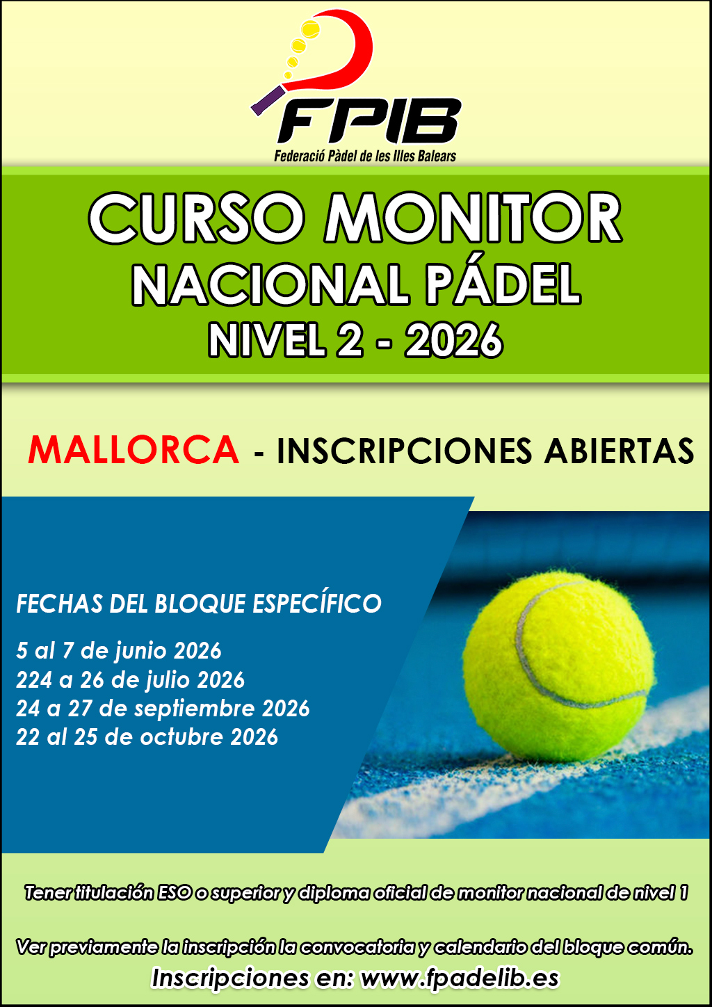 Curso monitor 2026