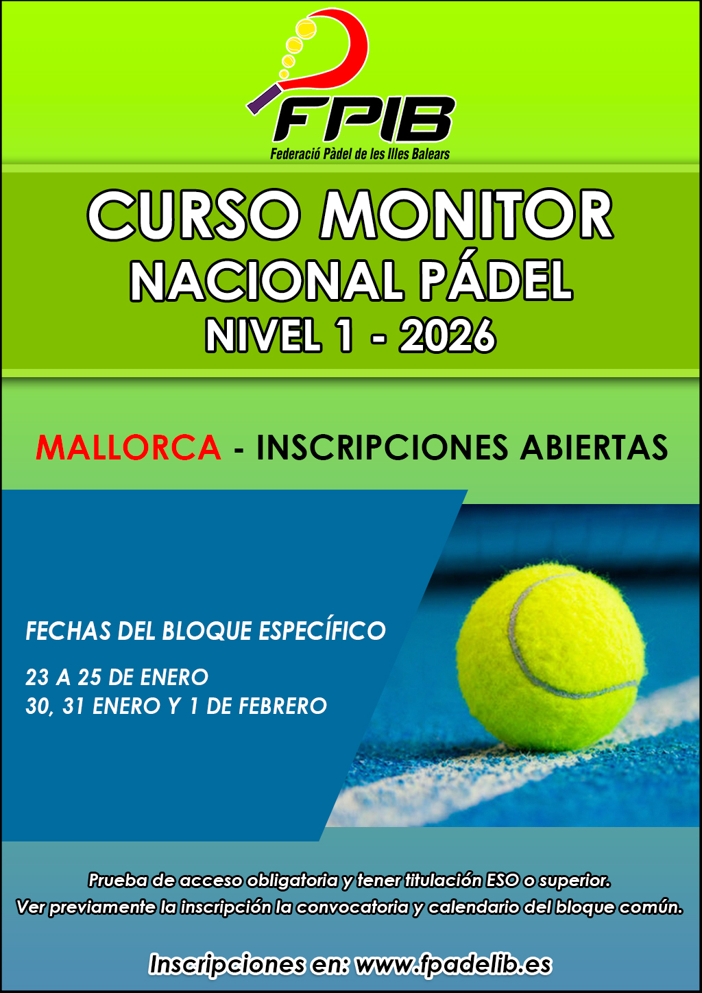 Curso monitor 2026