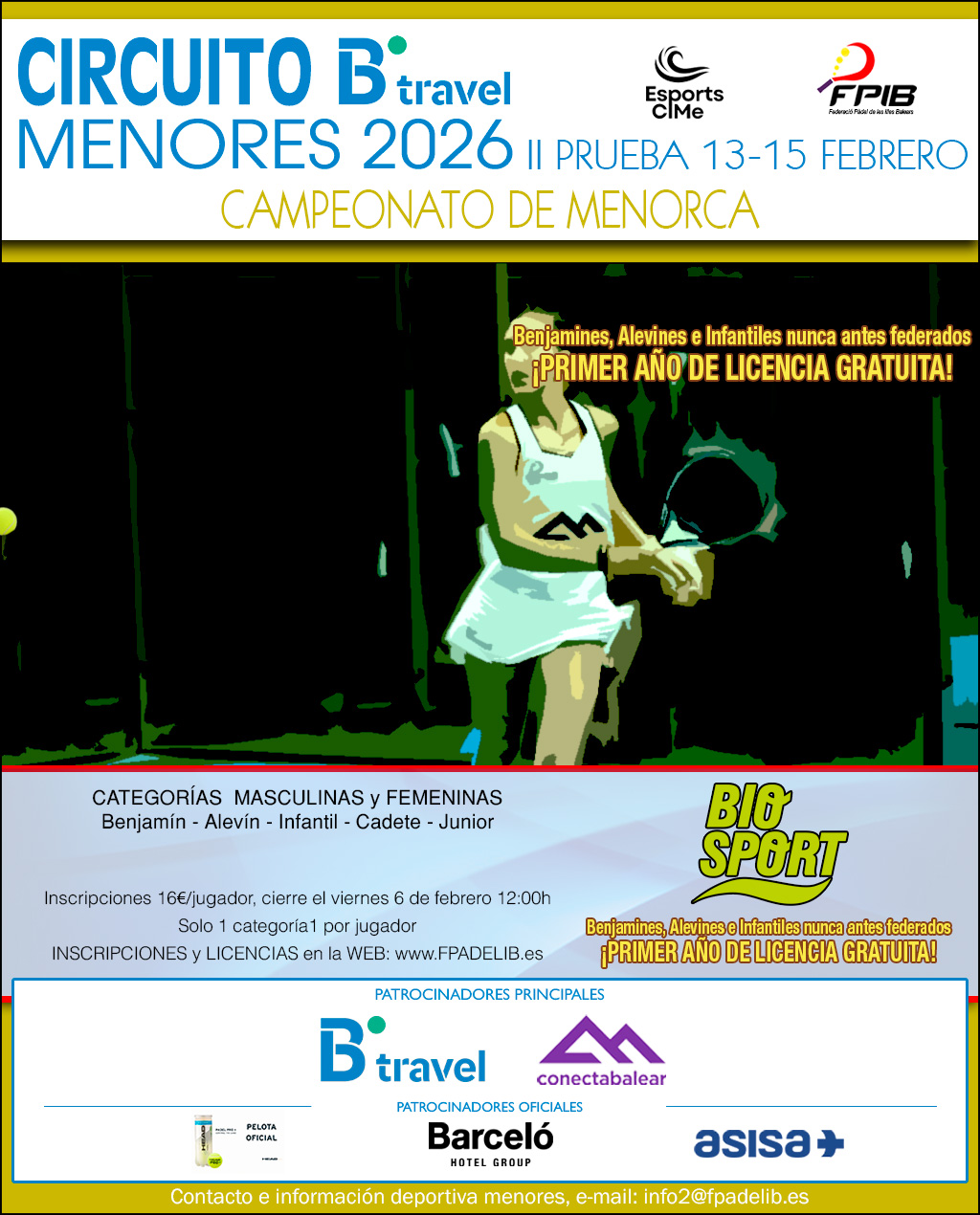 PRUEBA CIRCUITO - Btravel de menores 2026