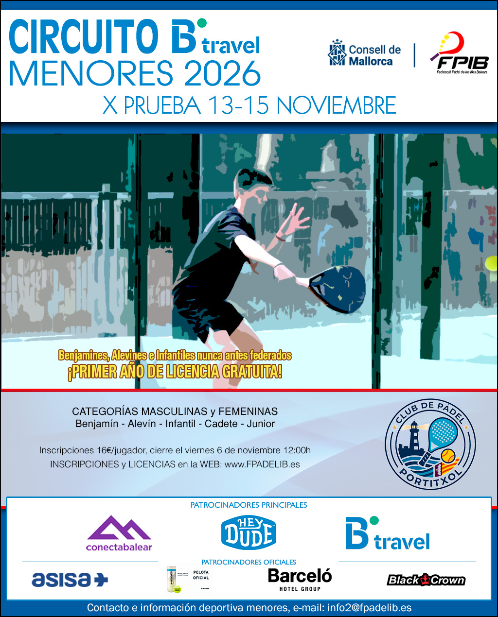 PRUEBA CIRCUITO - Btravel de menores 2026