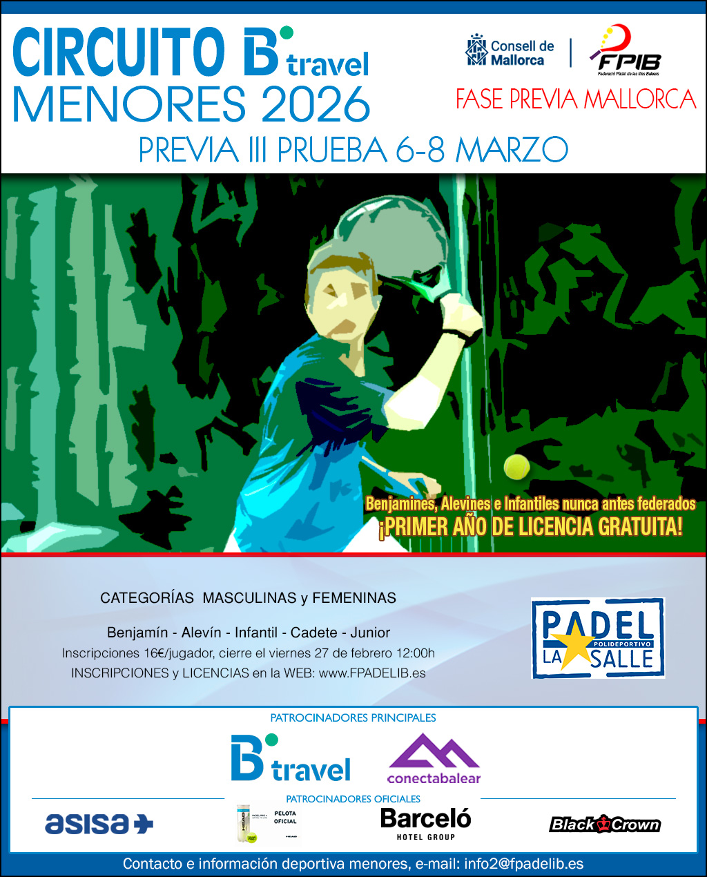 PRUEBA CIRCUITO - Btravel de menores 2026