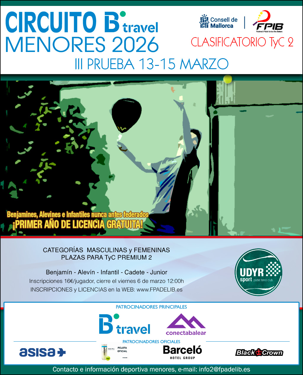 PRUEBA CIRCUITO - Btravel de menores 2026