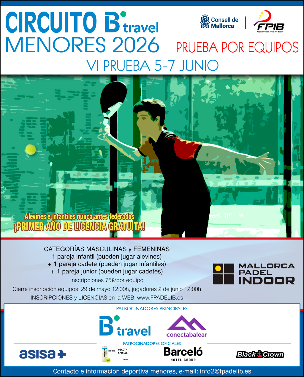 VI PRUEBA CIRCUITO - Btravel de menores 2026