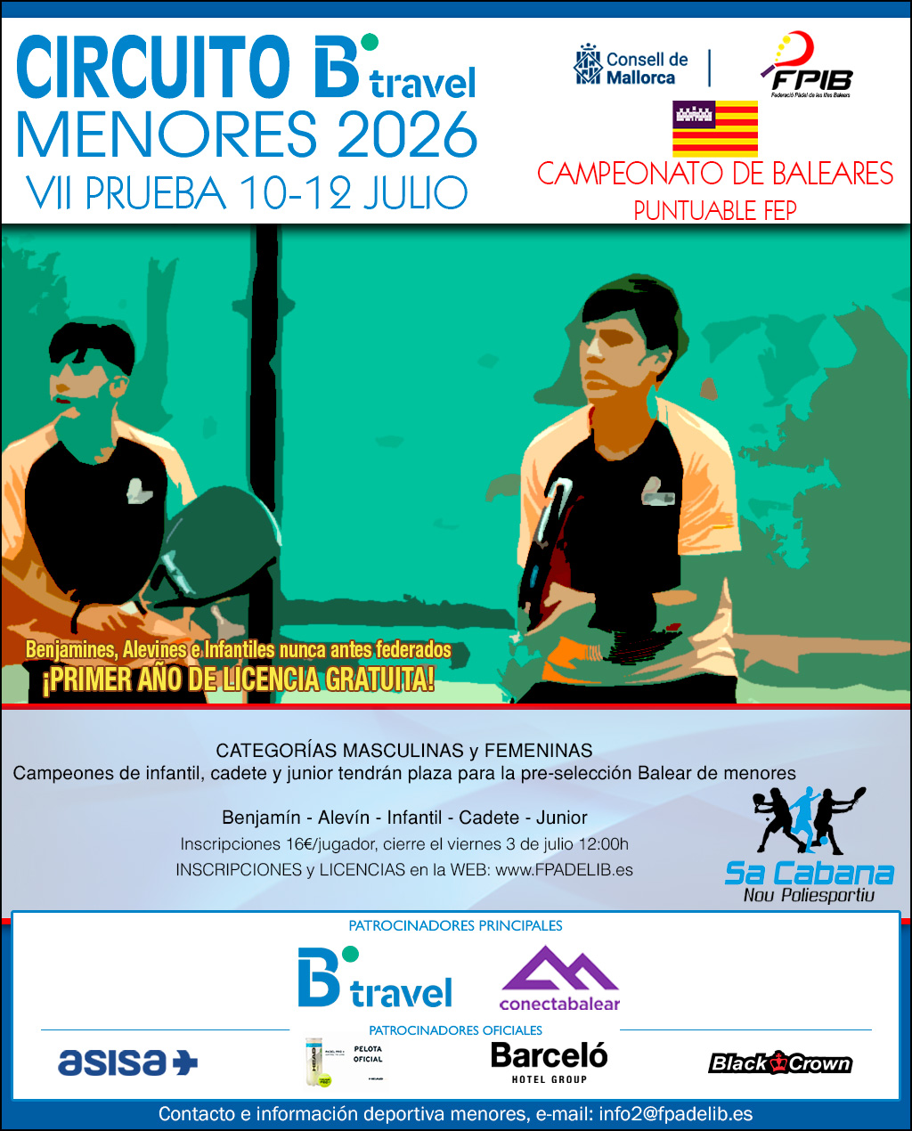 PRUEBA CIRCUITO - Btravel de menores 2026