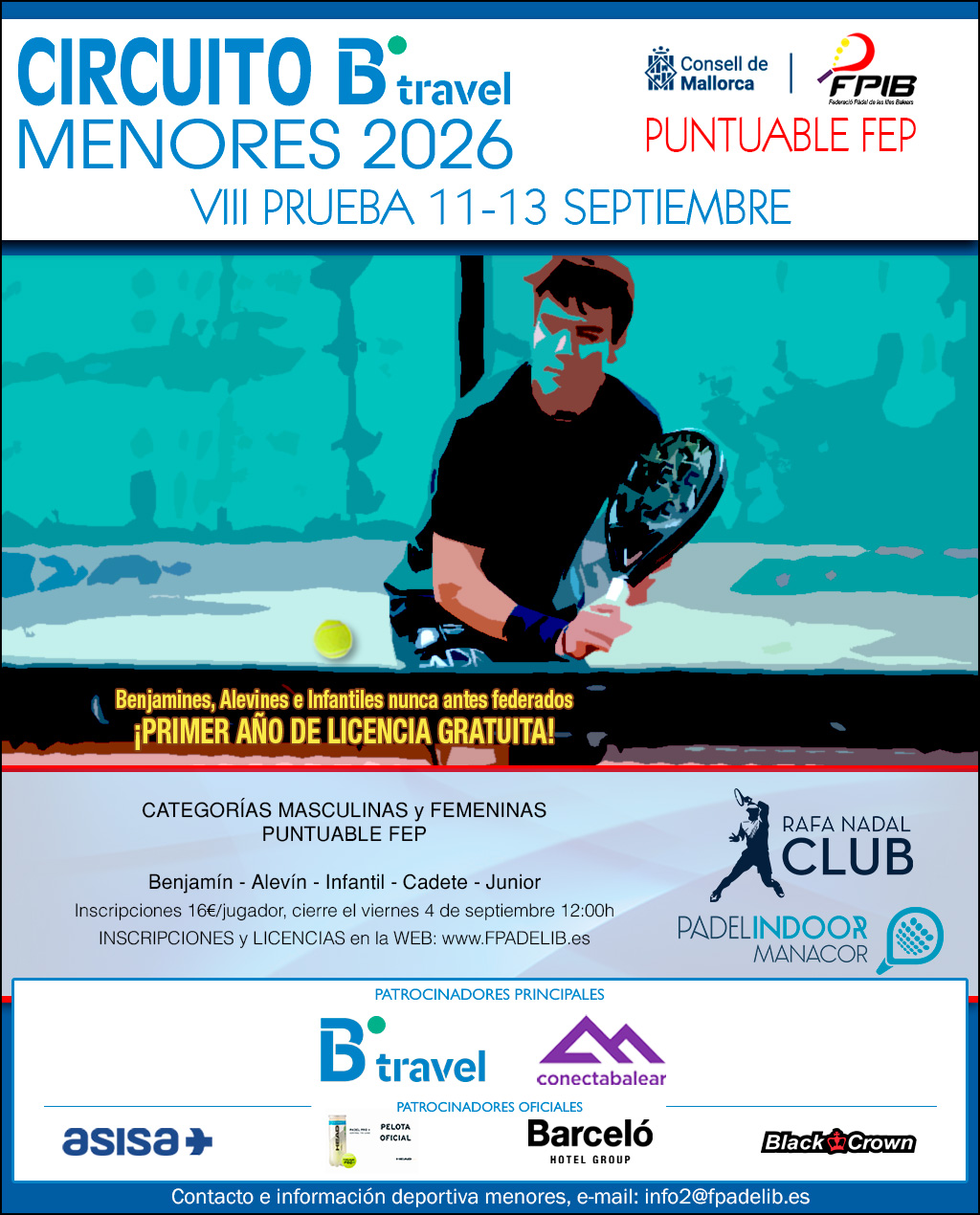 PRUEBA CIRCUITO - Btravel de menores 2026