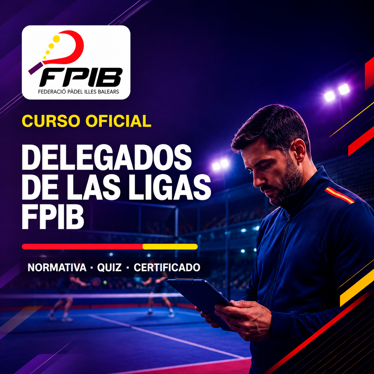 2026 Curso oficial FPIB para delegados de ligas